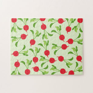 Radish Red Green Pattern Legpuzzel
