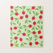 Radish Red Green Pattern Legpuzzel (Verticaal)