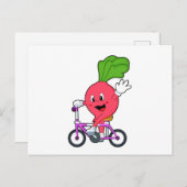 Radish with Bicycle Briefkaart (Voorkant / Achterkant)