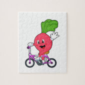 Radish with Bicycle Legpuzzel (Verticaal)