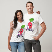 Radish with Bicycle T-shirt (Unisex)