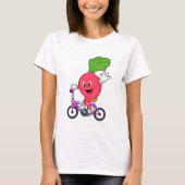 Radish with Bicycle T-shirt (Voorkant)