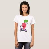Radish with Bicycle T-shirt (Voorkant volledig)