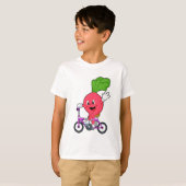 Radish with Bicycle T-shirt (Voorkant volledig)