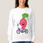 Radish with Bicycle Trui (Voorkant)