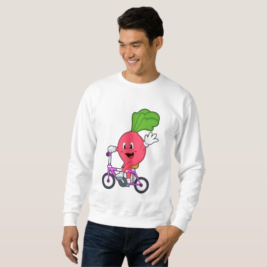 Radish with Bicycle Trui (Voorkant volledig)