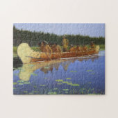 Radisson Groseilliers Voyagers Frederic Remington Legpuzzel (Horizontaal)