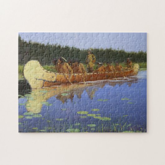 Radisson Groseilliers Voyagers Frederic Remington Legpuzzel (Horizontaal)