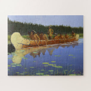 Radisson Groseilliers Voyagers Frederic Remington Legpuzzel
