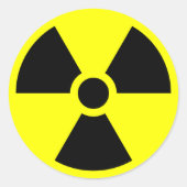 Raditiebord Ronde Sticker (Voorkant)