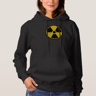 Raditieteken voor het radioactief waarschuwingssym hoodie