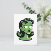 Radium meisje briefkaart (Staand voorkant)