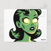 Radium meisje briefkaart (Achterkant)