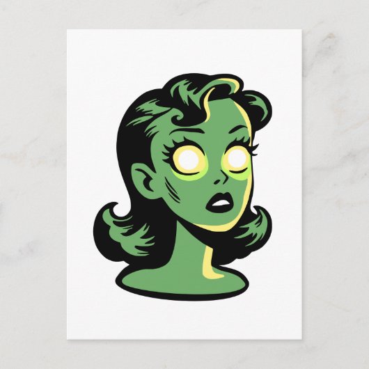Radium meisje briefkaart (Voorkant)