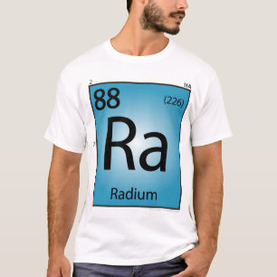 Radium (Ra) Element T-Shirt - Voorzijde slechts