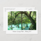 Radium Springs Park, Albany GA Briefkaart (Voorkant / Achterkant)