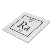 Radium Tegeltje (Zijkant)