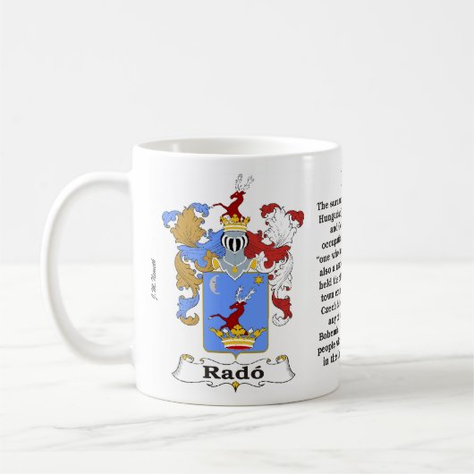 Rado Family Hungarian Coat of Arms mok (Links)