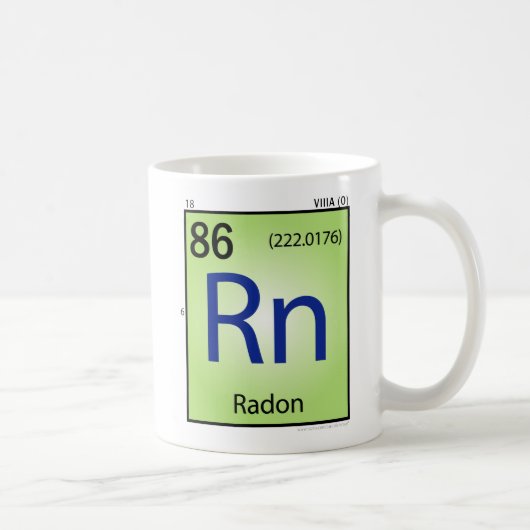 Radon (Rn) Element Mok (Rechts)