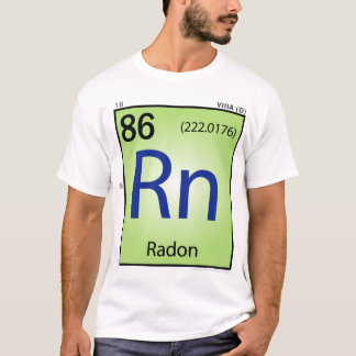 Radon (Rn) Element T-Shirt - Alleen voor