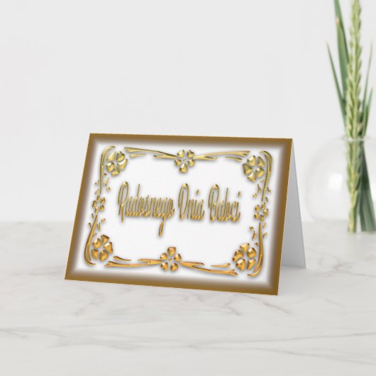 Radosnego Dnia Babci - de Kaart van het Moederdag (Voorkant)