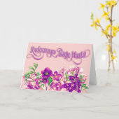 Radosnego Dnia Matki - Moederdag Kaart (Gele Bloem)