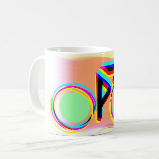 Radsport Fahrrad Biker Mok (Voorkant links)