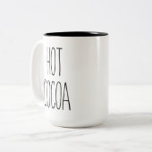 RAE DUNN Geïnspireerd Hot Cacao Koffie Mok (Voorkant links)