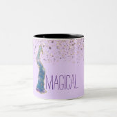 Rae Dunn Geïnspireerd Tweekleurige Koffiemok (Center)