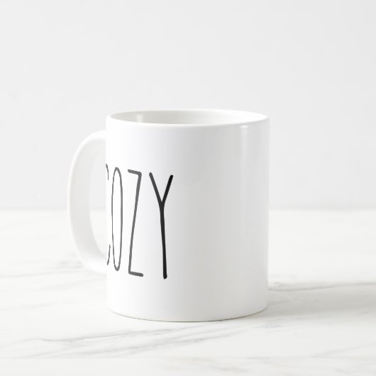 RAE DUNN Geïnspireerde Cozy Mok (Voorkant links)