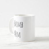 Rae Dunn Geïnspireerde F-Bomb Mok van koffie met m (Voorkant links)