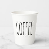 RAE DUNN Geïnspireerde moderne koffie Papieren Bekers (Achterkant)