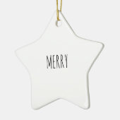 Rae Dunn Geïnspireerde sierelementen Keramisch Ornament (Links)