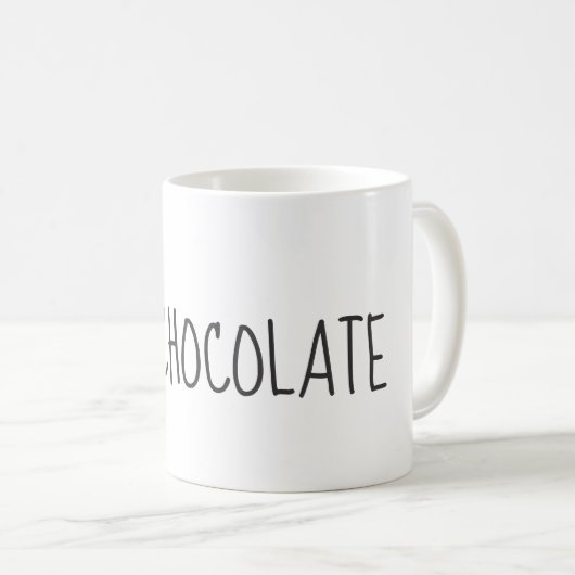 Rae Dunn inspireerde de Mok HOT CHOCOLATE (Voorkant rechts)