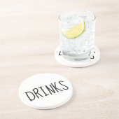 Rae Dunn inspireerde Drink onderzetter (Zijkant)