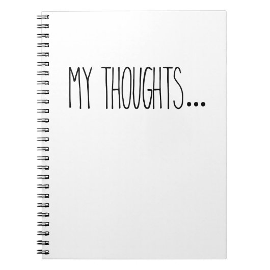 RAE DUNN inspireerde mijn gedachten Notitieboek (Voorkant)