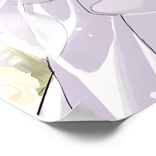 Rae en Claire Bruiloft | WataOshi Poster (Hoek)