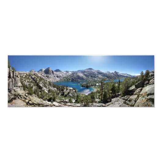 Rae Lakes - John Muir Trail - Kings Canyon Foto Afdruk (Voorkant)