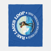 Rae Lakes Loop (C) Fleece Deken (Voorkant)