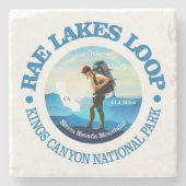 Rae Lakes Loop (C) Stenen Onderzetter (Voorkant)
