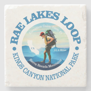 Rae Lakes Loop (C) Stenen Onderzetter