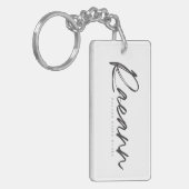 Raeann Blake Boeken Rechthoek Sleutelhanger (Voorkant Links)