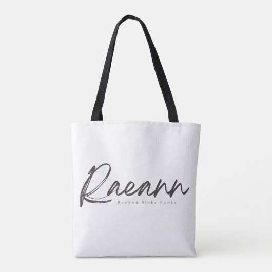 Raeann Blake Books Canvas tas (Achterkant)