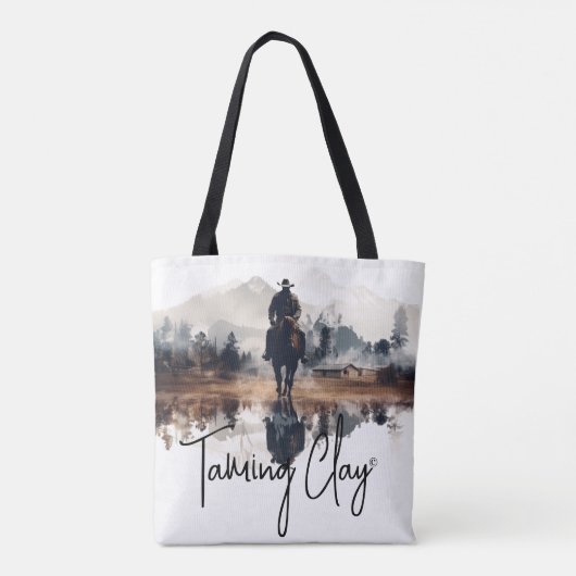 Raeann Blake's 'Taming Clay' Canvas tas (Achterkant)