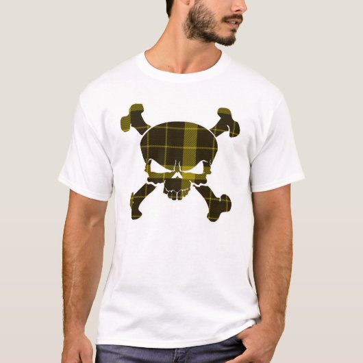 Raeburn Tartan Skull No Banner T-shirt (Voorkant)