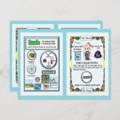 Raele Wizard - Radium Element Briefkaart (Voorkant / Achterkant)