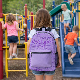 Raelynn herhaalde bedrukte rugzak