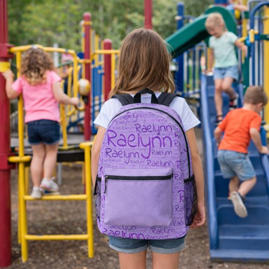 Raelynn herhaalde bedrukte rugzak