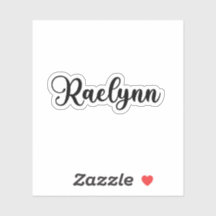 Raelynn Naam - Handgeschreven kalligrafie
