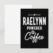 Raelynn Persoonlijke naam Birthday Gift RSVP Kaartje (Voorkant / Achterkant)